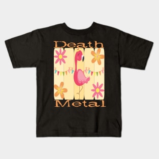 Flamingo Death Metal Kids T-Shirt